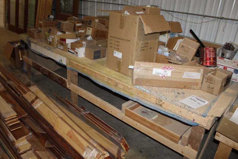 lot 104 image: Wood Shop Table