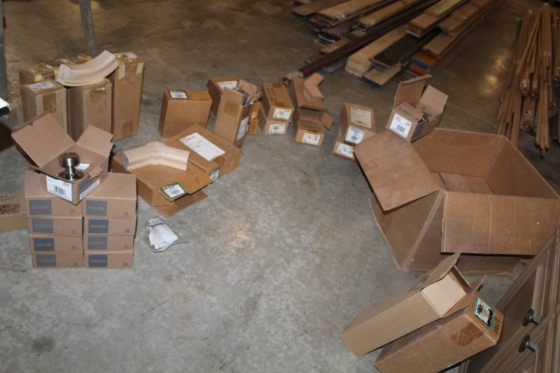 lot 103 image: Hand Rail Fittings, Hall Door Knobs, Non-Turn Handles, And More