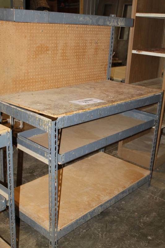 lot 97 image: 3-Tier Shop Table