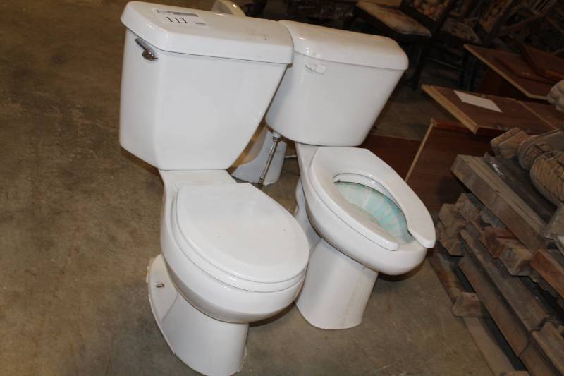 lot 111 image: Lot of (2) Kohler Toilets