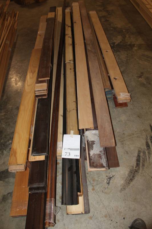 lot 73 image: Pine,Poplar,Walnut Tongue and Groove Flooring