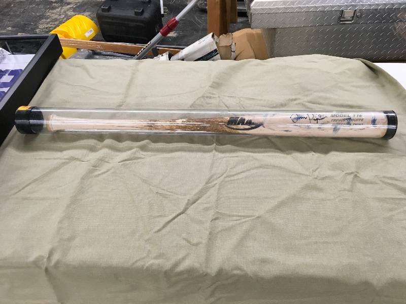 lot 470 image: Autographed Trevor Plouffe Game Used Bat
