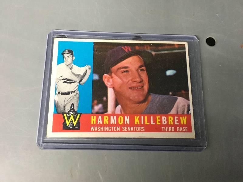 lot 493 image: Harmon Killebrew Washington Senators Card