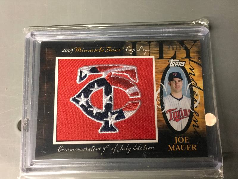 lot 496 image: Joe Mauer Patch Card