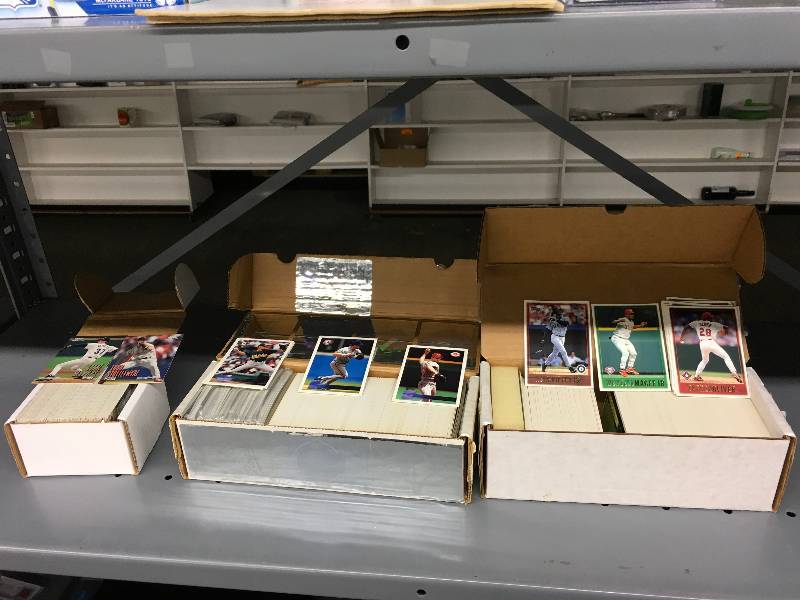 lot 497 image: Fleer Sports Illustrated MLB Card Set, 1996 Topps MLB Card Set, 1997 Topps MLB Card Set