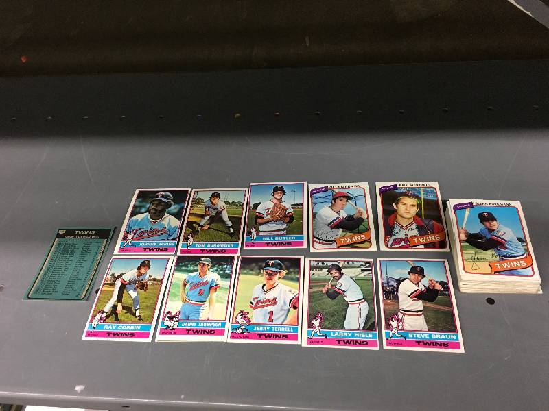 lot 510 image: Minnesota Twins Vintage Cards