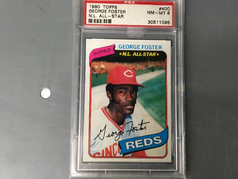 lot 537 image: 1980 Topps George Foster N.L. All- Star Card 8 Mint