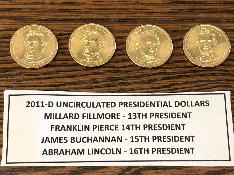 2011-D UNC Presidential Dollars---(4)