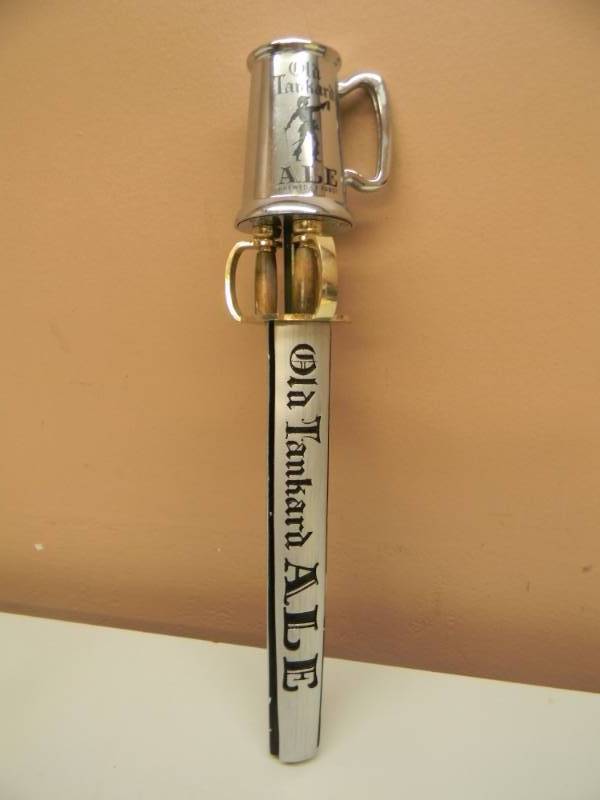 lot 40 image: BREWED BY PABST, OLD TANKARD ALE SWORD TAP HANDLE - LIKE NEW - VERY COOL TAP - APPROX 12 - SEE PICTURES