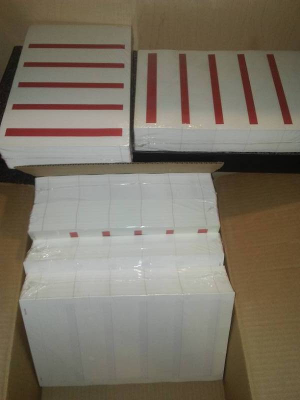 lot 30 image: 7 x 11 cardstock - new in case - 1500 Approx.