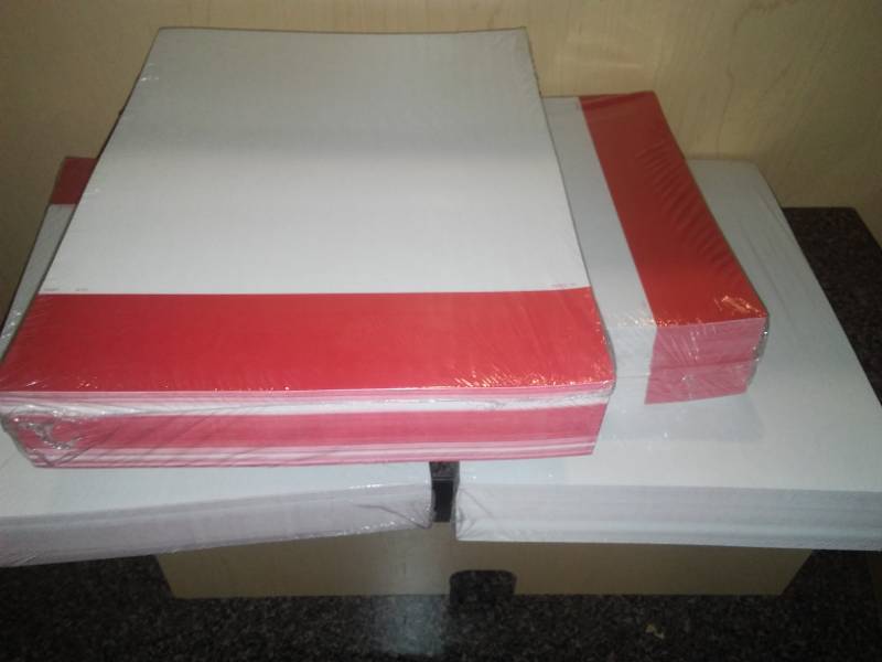 lot 49 image: 1000 sheets of 8.5 x 11 cardstock - new in case.