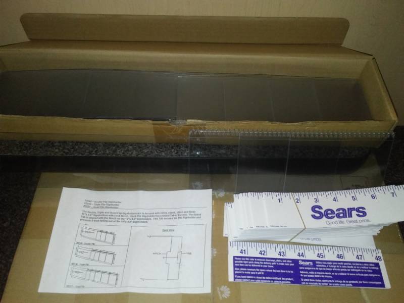 lot 57 image: Triple flip spiral tag holders - 10. New in box.