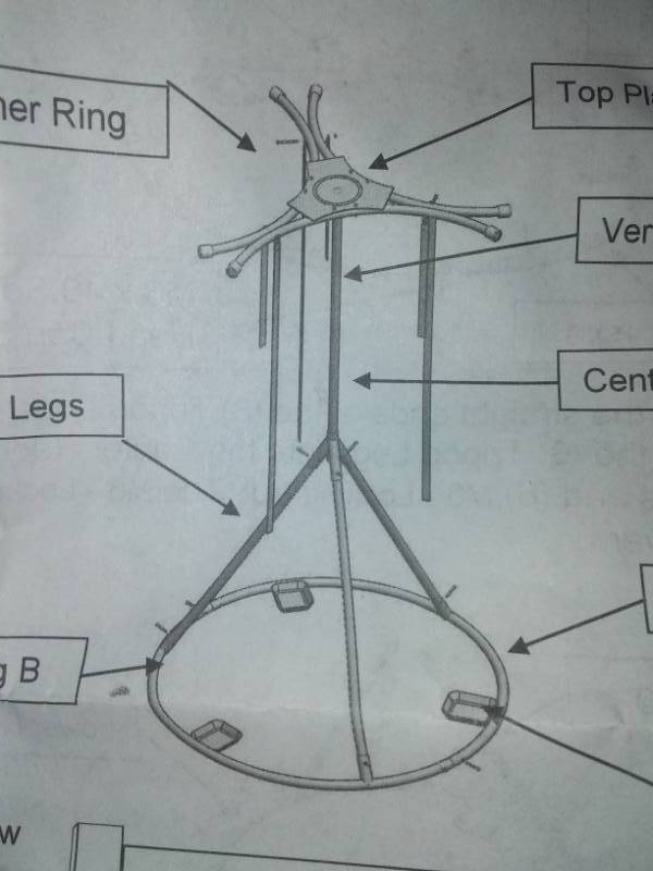 lot 64 image: KL industry 3 Place stand up kayak stand. New