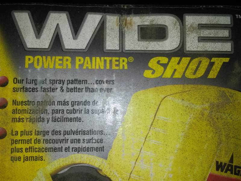 lot 89 image: Wagner Wide Shot Painter Accessories Set  NEW