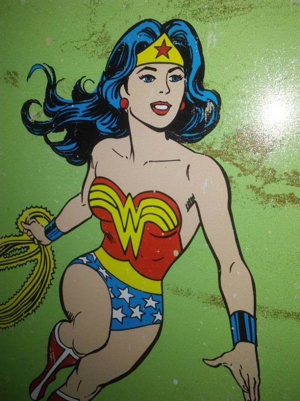 lot 137 image: Wonder Woman DC Comics Metal Sign - NEW