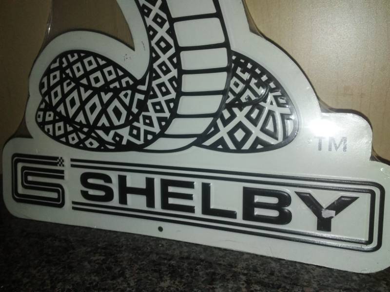 lot 140 image: Shelby Metal Sign Snake  NEW