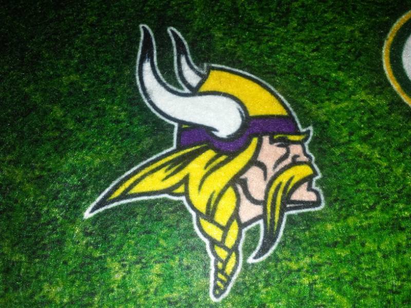 lot 153 image: NFL Football Floor Mat  Wall Hanging  NEW