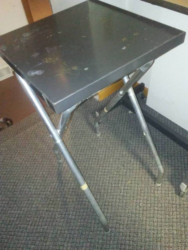 lot 180 image: Electrified Utility Table Collapsible.