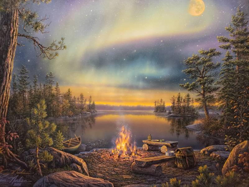 lot 37 image: Kim Norlien Hand Signed A Night To Remember Framed Print 30 12 x 24 12