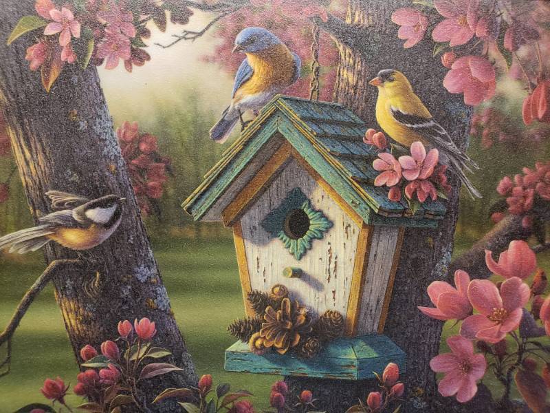 lot 83 image: Kim Norlien Springtime Beauty Framed Print 19 x 16