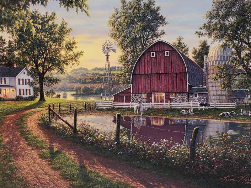 lot 102 image: Kim Norlien The Road Home Rare Printers Proof Print (1 of 1) 25 12 x 15 14