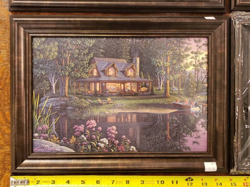 lot 115 image: (4) Kim Norlien Framed Prints 14 Wide Each