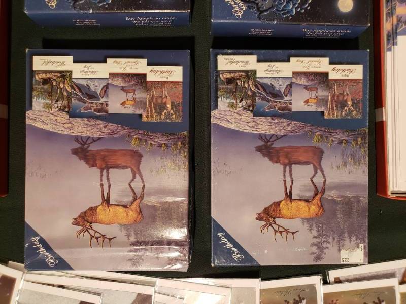 lot 185 image: Massive Lot of Beautiful Kim Norlien Cards Birthday, Christmas, Etc.  High Quality