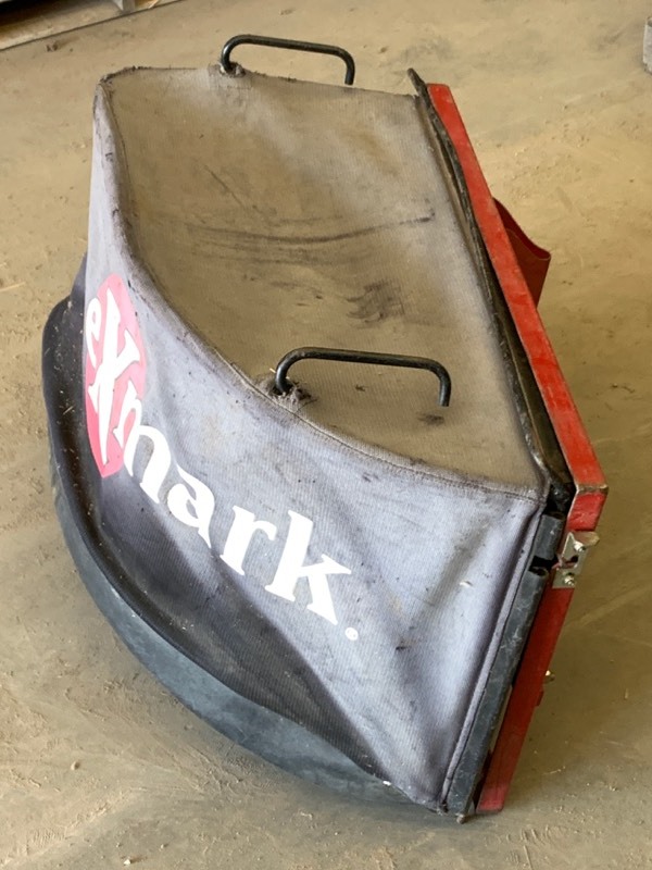 lot 7 image: Exmark Lawn Mower Collection Hopper
