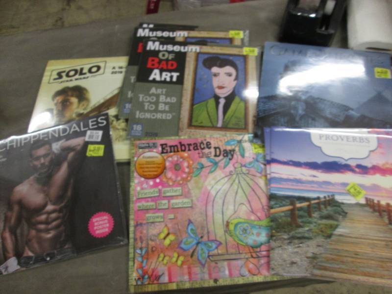lot 5 image: Assorted 2019 Calendars- great sour...