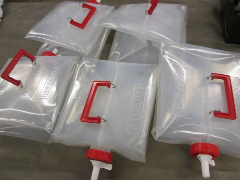 lot 30 image: Lot of 10 Reliance Fold-A-Carrier C...