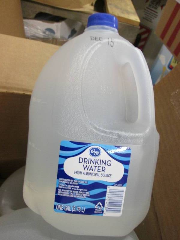 lot 36 image: 3 Cases of 4 Gallons Kroger Drinkin...