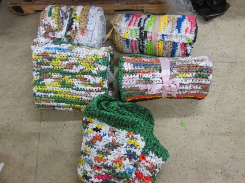 lot 46 image: Lot of 5 Handmade Plastic IndoorOu...