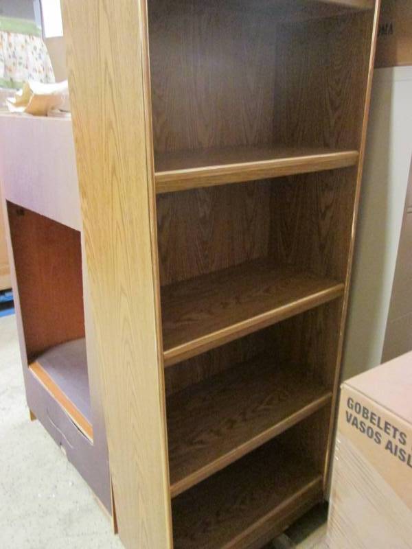 lot 55 image: 4 Shelf Bookcase 59 x24 inches...