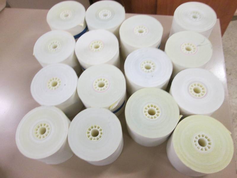 lot 56 image: 15  2-Part Prinitng Rolls 2.25 inch...