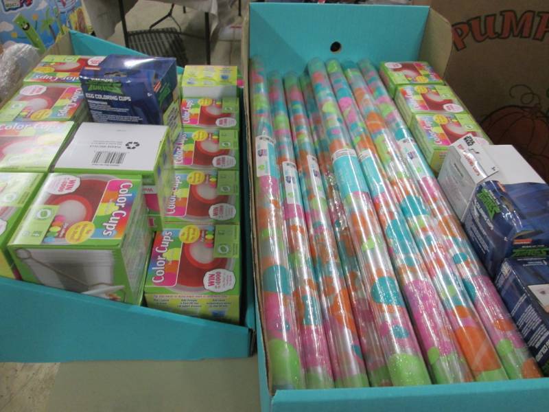 lot 84 image: Lot of Color Cups for Egg Dyeing & ...