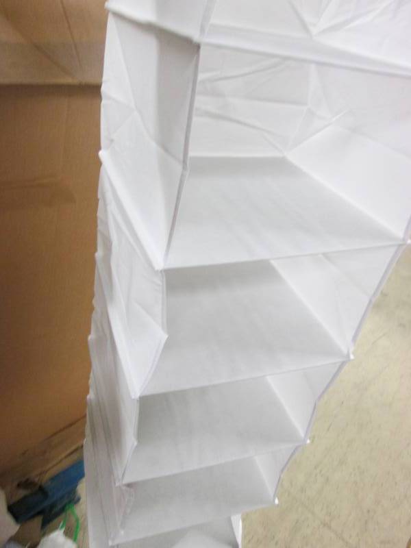 lot 90 image: Closet Shoe Organizer 6 pr &  Addit...