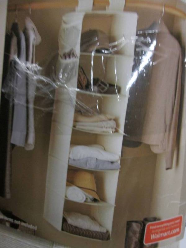 lot 91 image: 6 Shelf Closet Organizer...