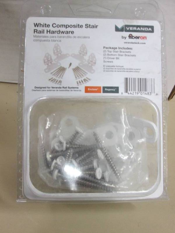 lot 104 image: Lot of 12 Veranda White Composite S...
