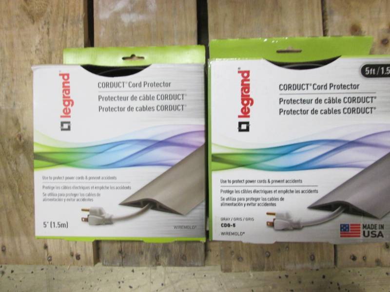 lot 160 image: Lot of 2 Corduct 5 ft. 1-Channel Ov...