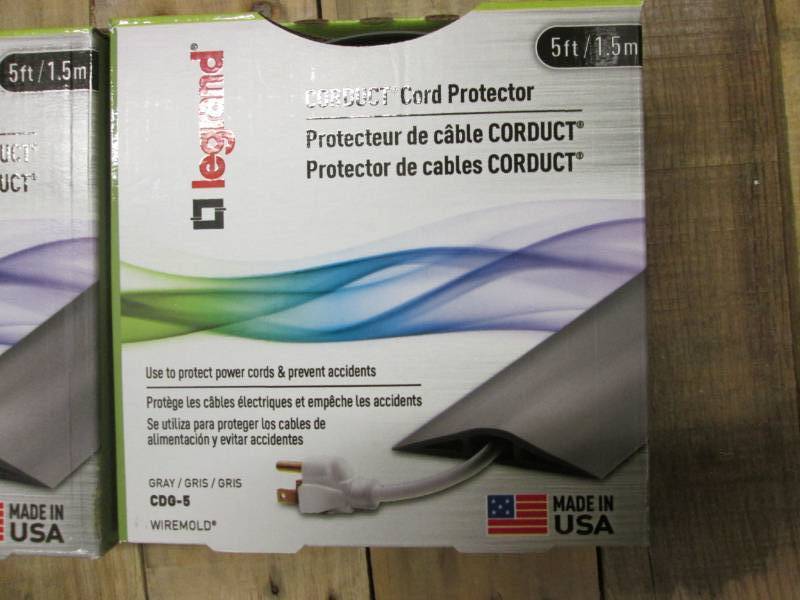 lot 161 image: Lot of 2 Corduct 5 ft. 1-Channel Ov...