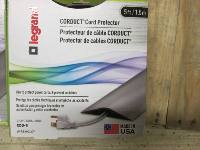 lot 162 image: Lot of 2 Corduct 5 ft. 1-Channel Ov...