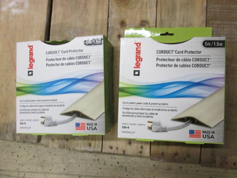 lot 165 image: Lot of 2 Corduct 5 ft. 1-Channel Ov...