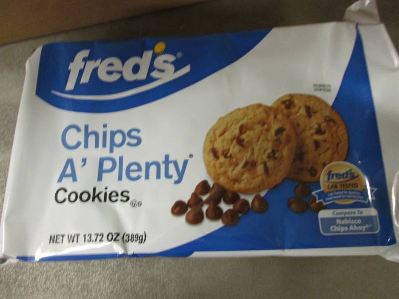lot 192 image: 8 Packages 13.72 oz Freds Chips A ...