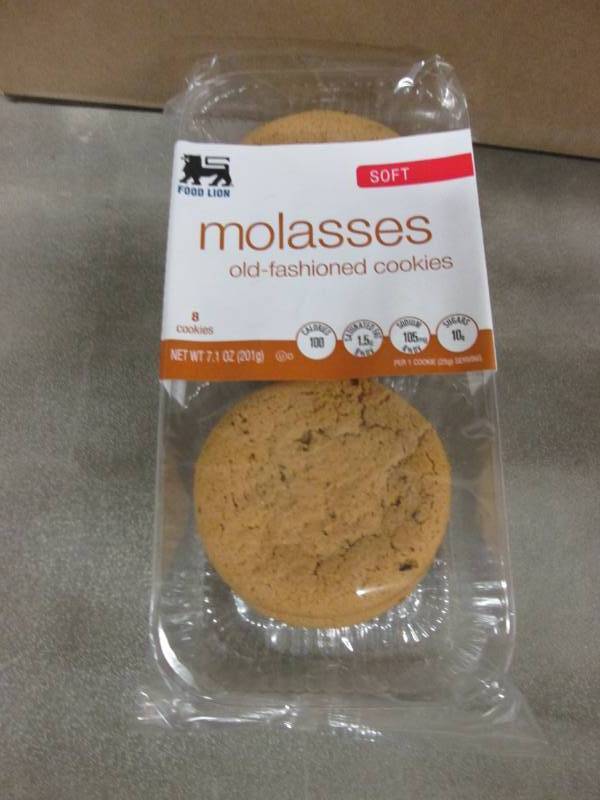 lot 196 image: 9- 8pk Molasses Cookies Best Date 5...