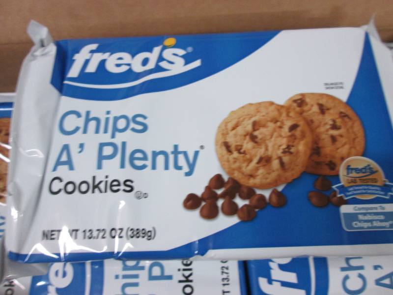 lot 200 image: 12 Packages 13.72 oz Freds Chips A...