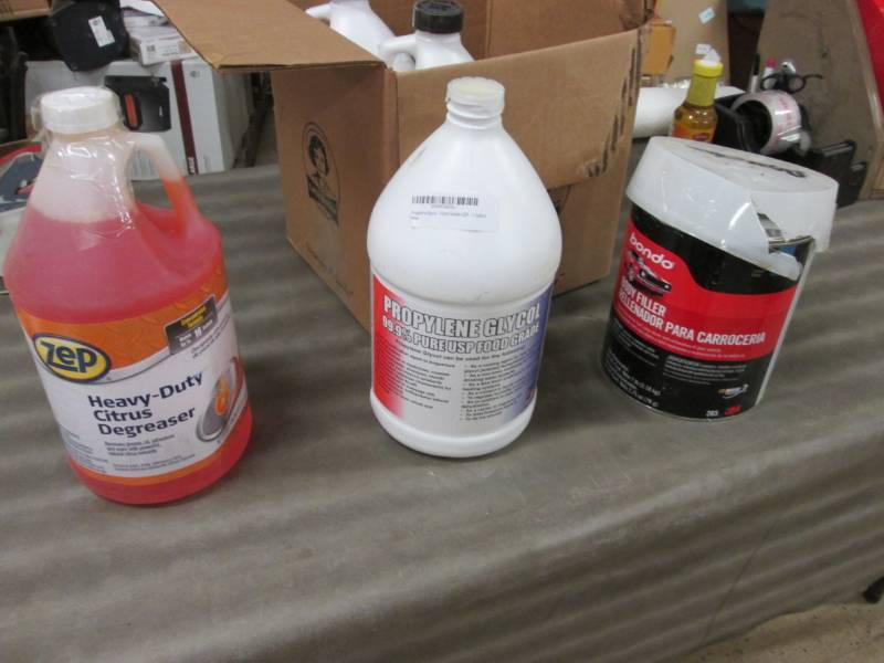 lot 219 image: 3 Gallons Propylene Gycol, 1 Gallon...