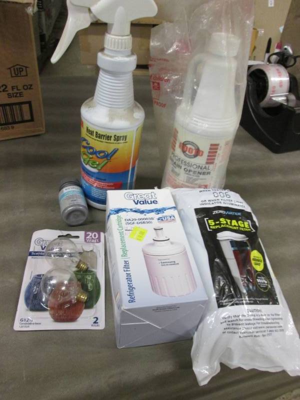 lot 220 image: Heat Barrier Spray, Drain Opener, R...