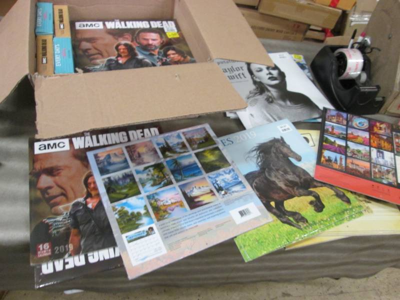 lot 250 image: Assorted 2019 Calendars- great sour...