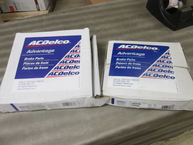 lot 280 image: 2 AC Delco Brake Rotors Retail $22....