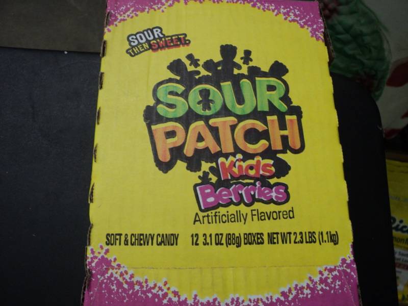 Box of 12 Sour Patch Kids soft and...